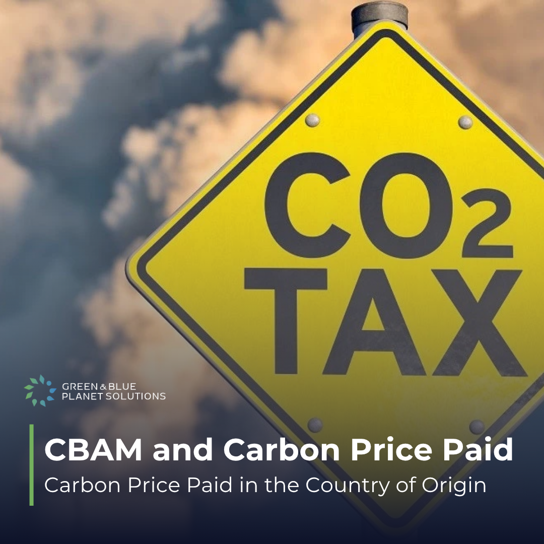 CBAM and Carbon Price Paid in the Country of Origin
